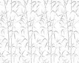 Fablon FAB13838 Bambus-Fensterfolie, Weiß/Ecru