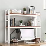 Desktop Organizer - Desktop-Bücherregal Tischregale, Verstellbares Arbeitsplatten-Stall-Bücherregal, Desktop-Bücherregal Für Computertisch, Tischdruckerständer Bücherregal ( Color : F , Size : 135x24x