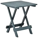 ZQQLVOO Gartentisch Klappbar Grün 45x43x50 cm Kunststoff Garten Terrasse Esstisch Campingtisch Partytisch Geeignet für Balkone, Terrassen, Decks