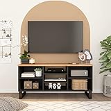 UYSELA Home Sets mit TV-Schrank 100x33x46 cm Massivholz Akazie & Holz