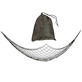 KENANLAN Bett-Mesh-Hängematte, 20 X 12 X 8 cm, Verdickt, Ultrastark, Hohes Traggewicht, Outdoor-Nylon-Mesh-Hängematte für Reisen