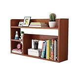 AOKLEY Bücherregal Bücherregal-Desktop-Holz-Multilayer-Regale Büro-Datei-Regale Bücherregale Küchenlager-Rack-Anzeigen-Regale Kleines Bücherregal 17.71 Zoll hoch Aufbewahrungsregal (Color : D)