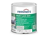 Remmers Multi-Lack 3in1 lichtgrau (RAL 7035), 0,375 Liter, Lackfarbe für Holz, Metall, PVC, innen und außen, 3 Produkte in einem