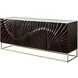 Invicta Interior Massives Sideboard Scorpion 177cm Mangoholz aufwendige 3D Schnitzereien Kommode Wohnzimmerschrank Anrichte