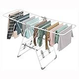 CALMR Faltender Wäscheständer, Edelstahl Wäscheständer, Waschständer, Unabhängiger Waschständer Für Socken, Bettwäsche Und Kleidung,A