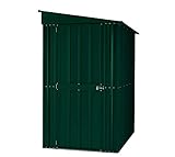 Globel Industries Metallgerätehaus 6x5 LeanTo dunkelgrün 184x155cm
