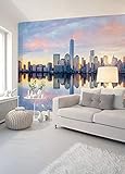 Fototapete Design Wände Vliestapete City In Braun Gelb Grün Kupfer Pink Rot Taupe Purpl wohnzimmer tapeten tapete wand für schlafzimmer retro geometrisch fototapete-150cm×105cm