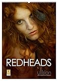 REDHEADS (Wandkalender 2024 DIN A2 hoch), CALVENDO Monatskalender: sinnlich - schön ¿ sehnsuchtsvoll; Monatskalender im Zauber roten Haares