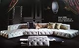 JVmoebel Designer Sofa Couch Polster Wohnlandschaft Chesterfield Ecksofa Ecksofa U Form