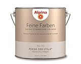 Alpina Feine Farben, 2,5L, Farbwahl, Edelmatte Wandfarbe für Innen (No.3 Poesie der Stille)