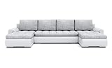 Sofini Ecksofa Tokio III mit Schlaffunktion! Best Schlafsofa. Eckcouch mit Bettkasten. Couch Wohnzimmer Polstermöbel. Möbel mit Schlaffunktion. Schlafsofa mit bettkasten. (LAWA 09 + Soft 17)