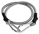 Windhager Expanderseil mit Karabiner für Sonnensegel, Gepäckspanner, Spanngummi, Segelspanner, Spannfeder für Planen, 2 Stück, 70cm, 10898