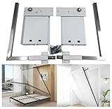 DIY Bed Murphy Schrankbettfedern Mechanism Hardware Kit,Bettgestell Bettrahmen aus Metall mit 5 Federn,für Zuhause Lofts Hotel