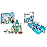 LEGO 43204 Disney Princess Annas und Olafs Spielspaß im Schloss, Spielzeug aus Die Eiskönigin zum Bauen mit Pferdefigur & 43189 Disney Frozen 2 Elsas Märchenbuch, Reisespielzeug mit Nokk und Olaf