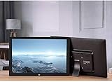 Digitaler Bilderrahmen 17,1 Zoll Digitaler Bilderrahmen, 1440 x 900 Hochauflösendes Full-IPS-Display/Musik/Videoplayer Kalenderalarm mit Fernbedienung, Unterstützung für USB und SD