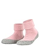 FALKE Damen Hausschuh-Socken Cosyshoe W HP Wolle rutschhemmende Noppen 1 Paar, Rot (Almond Blossom 8449), 41-42