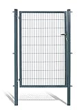 Arvotec Gartentor für Stabmattenzäune, anthrazit, BxH:1200x1800mm inkl. Pfosten - mit Befestigungsmaterial & Ersatzschlüsseln - Top Qualität zum Bestpreis!