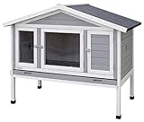 Kerbl Nagerstall 4-Season Superior (für Nagetiere, Ganzjahresstall für Kleintiere, wärmeisolierter Stall, inkl. Plexiglasscheibe, wärmeisoliert) 81724