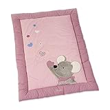 Sterntaler Krabbeldecke Maus Mabel, Alter: ab 0 Monate, Größe: 95 x 130 cm, Rosa/Mehrfarbig