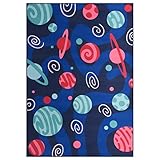 ZEYUAN Teppich, Teppiche Wohnzimmer, Carpet, Area Rug, Teppischwhonzimmer, Büroteppich, Schlafzimmer, Bedruckt Mehrfarbig 80x150 cm Stoff