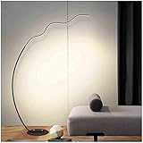 Stehend klavierlampe, led arc stehleuchte dimmbar bogenlampe, bogenleuchte leselampe, moderner minimalistische stehlampe schwarz, für sofa/office wohnzimmer schlafzimmer