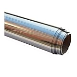 Spiegelfolie Fensterfolie Sichtschutz Selbstklebend Fensterfolie Fenstertönung Sonnenschutzfolie UV-Schutz Sonnenschutz & Wärmeisolierung Tönungsfolie Static(130 * 100cm,Blau)