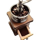 Shanrya Manuelle Kaffeebohnenmühle, Sichere, Starke Handkaffeemühle, Ergonomisch für zu Hause