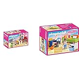 PLAYMOBIL Dollhouse 70206 Familienküche, Ab 4 Jahren & Dollhouse 70209 Jugendzimer, Ab 4 Jahren