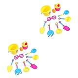 Toyvian 18-Teiliges Strandspielzeug-Set Für Kinder Garten Kinder Gartengeräte Sandkasten-Spielzeug Strandspielzeug Für Kinder Spielzeug Für Kleinkinder Strandspielzeug Für Mädchen