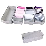 SIMPLE JOY® MALM FileFolding Box für ikea Kommode; passgenau; Stabiler Boden; Schubladen Ordnungssystem, 4er Set