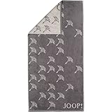 JOOP! Handtuch Move Faded Cornflower 1691 | 77 anthrazit - 50 x 100