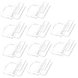 Yardwe 10 Stück Rollo-Rollos mit Griff, Fensterrollos, kabellos, hell, Clips, für Jalousien, Rollladengriff, Clip