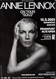 Annie Lennox - Pavement Cracks, Frankfurt 2003 » Konzertplakat/Premium Poster | Live Konzert Veranstaltung | DIN A1 «