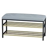 Schuhregal Schuhschrank Schuhablage Schuhbankregal Schuhregal Aus Metall Mit 2 Ebenen Zur Aufbewahrung Für Den Eingangsbereich Schuhständer Schuhablagen (Color : B, Size : 80 * 30 * 45cm)