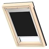 VELUX Original Dachfenster Verdunkelungsrollo Classic, F06, Schwarz