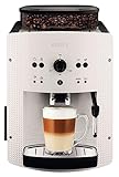 Krups EA8105 Essential Automatic Kaffeevollautomat | automatische Reinigung | 2-Tassen-Funktion | Milchsystem mit CappucinoPlus-Düse | 15 Bar | Weiß