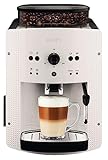 Krups EA8105 Essential Automatic Kaffeevollautomat | automatische Reinigung | 2-Tassen-Funktion | Milchsystem mit CappucinoPlus-Düse | 15 Bar | Weiß