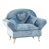 Leeadwaey Schmuckkästchen für Sofa, Bett, Schmuckkästchen, Schmuckkästchen, Dekoration, Blau