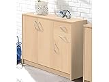 möbelando Kommode Standschrank Sideboard Beistellschrank Holzkommode Schrank Olli V Buche