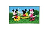 Bavaria Home Style Collection - Kinder Teppich mit Mickey Mouse und Minnie Mouse/Teppich Kinder - Micky Maus und Minnie Maus - ca 100 x 170 cm