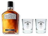 Gentleman Jack Daniels Whiskey 40% 0,7l - Set mit 2 original Tumbler Gläser