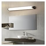 NICBEL Badezimmer-LED-Schminkspiegelleuchte, wasserdichte, beschlagfreie Bad-Make-up-Frontbeleuchtung, energiesparende Spiegel-Frontleuchte, Wandleuchte, einfache Badleuchten (45 cm, neutrale L Hello