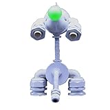 HZH Kleine schwarze Tischlampe Wasserpfeife Tischlampe, Industriewind Retro Wasserpfeife Roboter Seltsame Coole Lampe Persönlichkeit Schlafsaal Bar Dekoration Kreatives Geschenk Tischlampe (Größe: