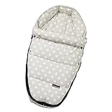 Gesslein Baby-Nestchen, 504 Punkte creme, warmes Kuschelnest/Fußsack für Neugeborene und Säuglinge, für Kinderwagen Wanne, Babyschale, Bettchen und Wiege, inklusiv Gurtschlitze, beige