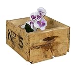 Kistenkolli Altes Land Holzkiste Geschenk-Box Schatzkiste Holzkiste Holztruhe Hochzeitskiste Altholz Upcycling Vintage (No5 18,5x17,5x11cm)