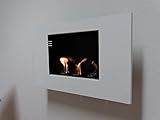 Ethanol- und Gelkamin Kamin Wandkamin Srm-Design Weiss Breite 65cm / inklusive 3 Brennstoffdosen