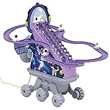 Spielzeug zum Treppensteigen | Elektrisches Astronauten-Schienen-Slide-Spielzeug - Astronauten-Klettertreppen-Spielzeug mit Musik und blinkenden LED-Lichtern, elektrisches Achterbahn-Spielzeug Maseaxi