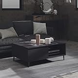 BULANED Couchtisch, Living Room Table, Wohnzimmertisch, Beistelltisch, Side Table & End Table, Coffee Table, Kaffeetisch, Grau 90x60x35 cm Spanplatte