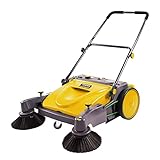 TEXAS Sweeper MS950 Kehrmaschine | besonders wendig | 95 cm Arbeitsbreite | Inkl. 45 Liter Sammelbehälter