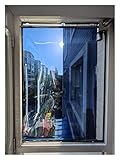 JYHHCYS Verdunkelungsrollo Blaue Einwegspiegel-Fensterrollos Ohne Bohren, Glasschiebetüren/Balkonküche Lichtfilternde Rollos Mit Saugnäpfen, Tropfen 59 79 Zoll (Size : 33x200cm/13x78.7in)